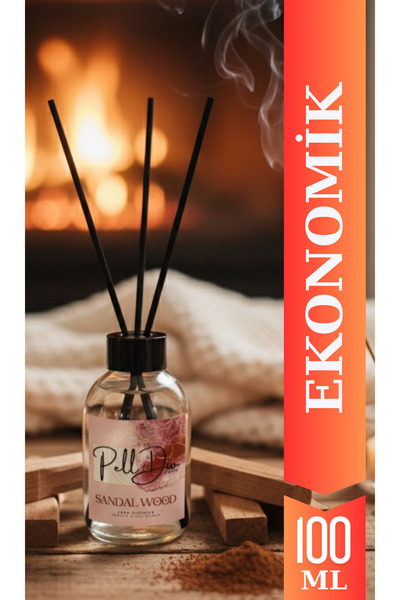 Pelldio Sandal Wood Çubuklu Oda Kokusu Eko 100ml