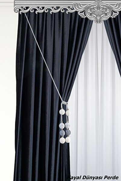 Hayal Dünyası Kornişe Takmalı Tavan Bağlama Özel Yapım 8 Toplu Perde Bağı İp ...