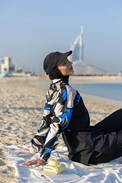 Dorelux Μαγιό Lian Kıl διακοσμητικό ρέλι Garson Tesettür Dlx-25289