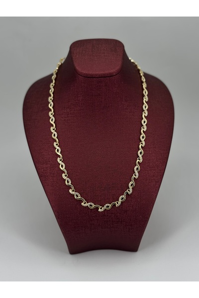 14K Zirkon Gerdan Kolye