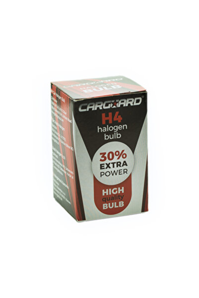 CarGuard Bec halogen H4 55/60W - 12V (+30% intensitate luminoasă, fascicul du...