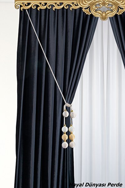 Hayal Dünyası Kornişe Takmalı Tavan Bağlama Özel Yapım 8 Toplu Perde Bağı İp ...