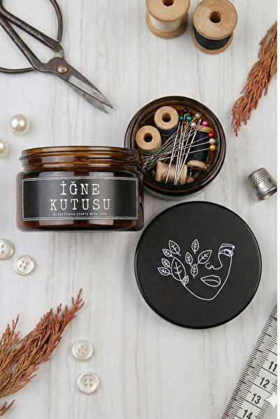 EA Home Concept Estetik Amber İğne Kutusu – Dekoratif Dikiş ve Hobi Malzemesi...