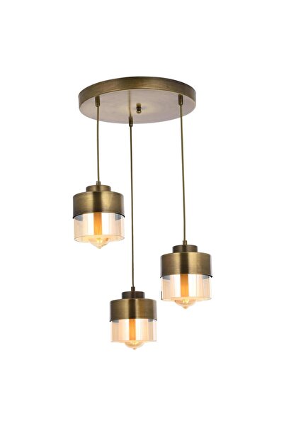 Vera Lighting Eslem 3'lü Yuvarlak Eskitme Avize