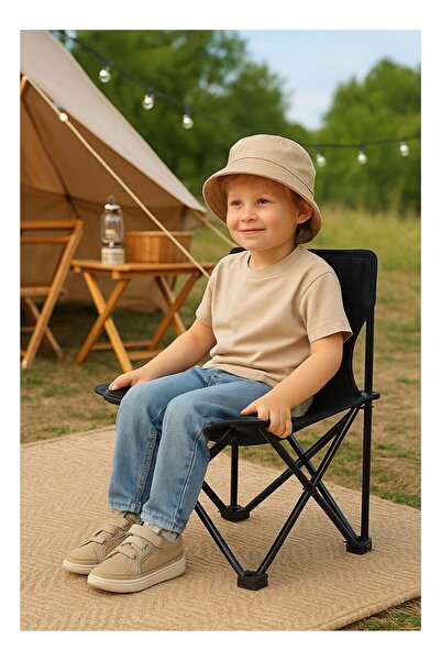 Generic Go To Camps Portable Foldable Kids Camping Chair with Carry Bag, Ages 3–7, H63×W35×D35cm