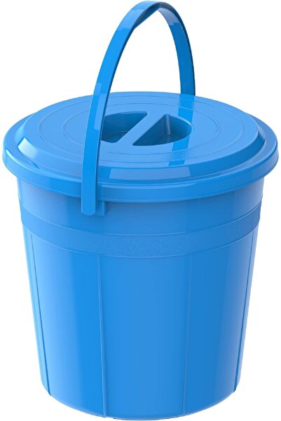 Cosmoplast دلو بلاستيكي دائري DX سعة 20 لترًا مع غطاء