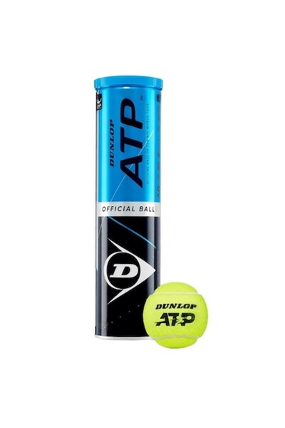 DUNLOP Set de 4 mingi de tenis oficiale ATP