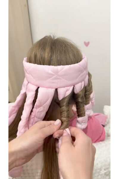 MutluBiDünya Ahtapot Bigudi Saç Sosisi Bukle Yapmak İçin Saç Aparatı