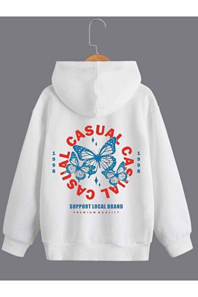 Sebesta Fashion سترة رياضية بغطاء للرأس من القطن المطبوع بثلاث خيوط للموسم ال...