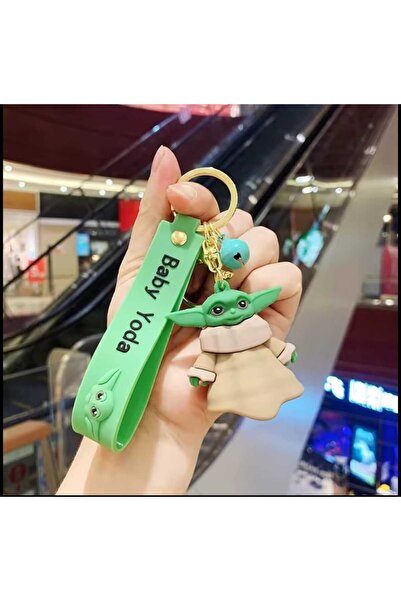 mr shopping سلسلة مفاتيح من السيليكون على شكل شخصية كرتونية لطيفة من MR - إكسسوار ملون للحقائب وهدية