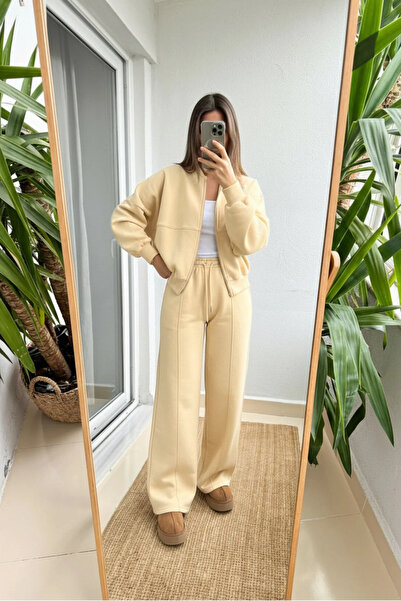 BARLİZ Set de jachete bomber de bază, confortabile, cu 3 fire, pentru femei