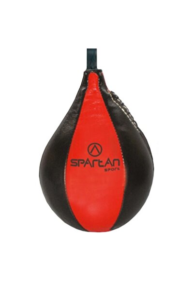 SPARTAN Sac de box rapid, piele sintetică, roșu-negru