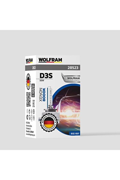 WOLFRAM D3S Xenon Ampul Beyaz Işık 12V 35W - 28523