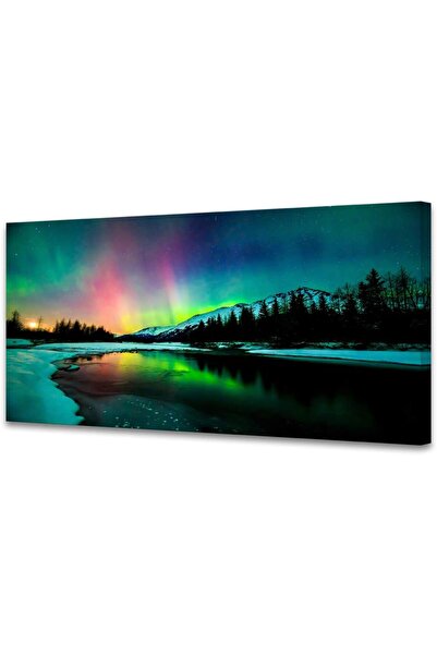 ALAYRA International لوحة فنية جدارية جميلة من القماش بإطار مقاس 60×120 سم مع...