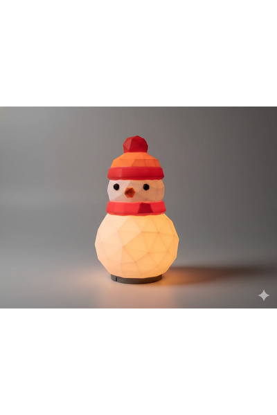 ZAVANSA Kardan Adam Tasarım Dekoratif LED Çocuk Odası Gece Lambası