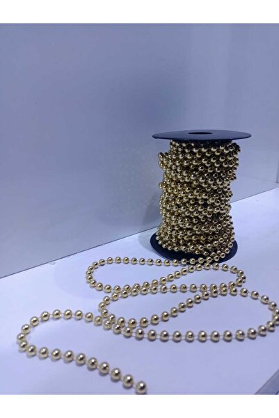 Royall Craft Gold Colored Decorative Bead Chain 5 Mt Stylish Accessory for Ch...