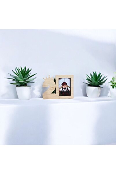 FOTO SHOP 2 Yaş Doğum Günü Fotoğraf Çerçeveli Magnet 10'lu