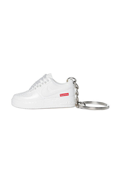 Supreme x Air Force 1 Low "White" Breloc