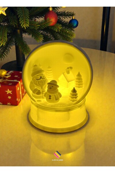 a life in games Kardan Adam ve Çocuk Figürü – Dekoratif Kış Temalı Biblo | Yı...