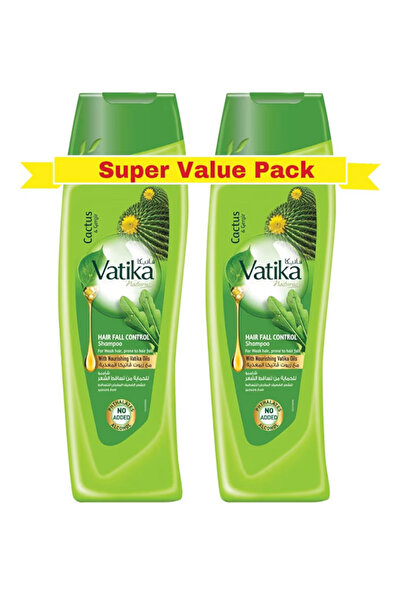 Vatika شامبو ناتشورالز للتحكم في تساقط الشعر - 2 × 400 مل