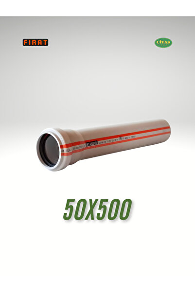 ÇİTAŞ FIRAT 50'LİK 50 CM DUBLEX PVC BORU 3.2 MM 50X500