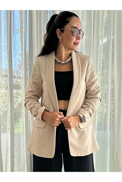 Burcu Özpıranga PIA ASTARLI KOL DETAY CEKET