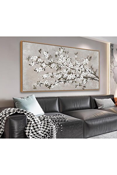 ALAYRA International لوحة فنية جدارية جميلة من القماش بإطار مقاس 60×120 سم مع...