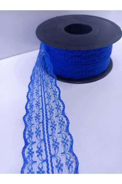 Royall Craft 10 أمتار أزرق بلون الكوبالت شريط دانتيل غيبور أزرق مزدوج الطبقات...
