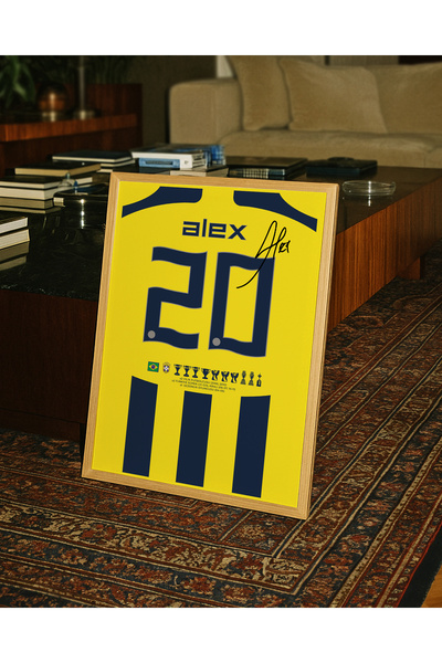 Base Concept Alex 20 Forma İllustrasyon Poster Tablo (Çerçeveli)