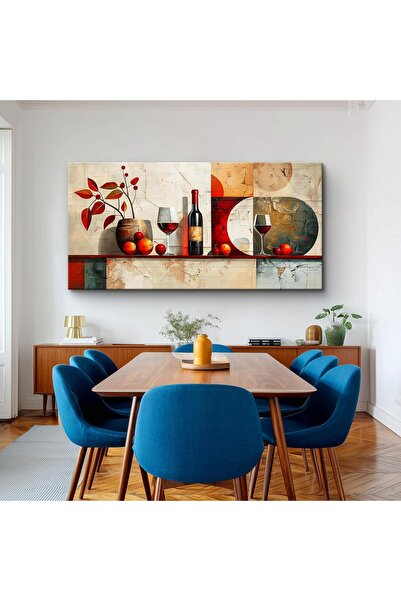 ALAYRA International لوحة فنية جدارية جميلة من القماش بإطار مقاس 60×120 سم مع...