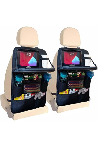 NEXTWAVE Husă spătar auto impermeabilă cu masă pliabilă și 9 buzunare, potriv...