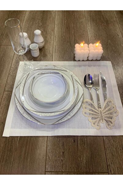 ART ÇEYİZ Supla Presentation Service Napkin 2 Pieces (Butterfly Model)