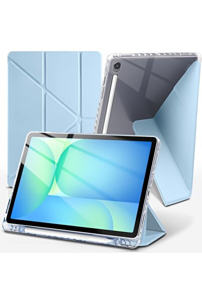 Kipgsm Honor Pad X9A Uyumlu Tablet Kılıfı Katlanır Standlı Kalem Bölmeli Slik...