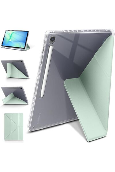 Kipgsm Samsung Galaxy Tab S9/S10 Ultra Uyumlu 14.6 Tablet Kılıfı Katlanır Sta...