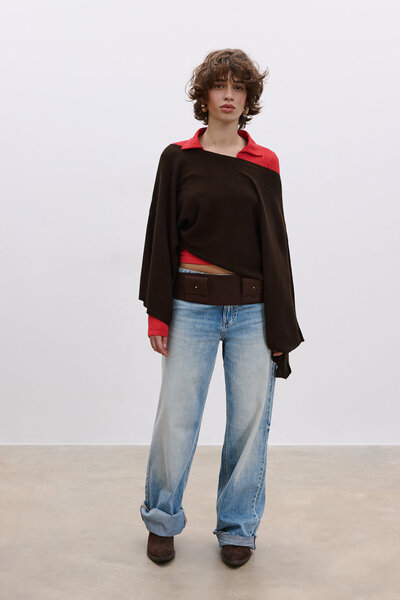 Stradivarius Knitted Cape