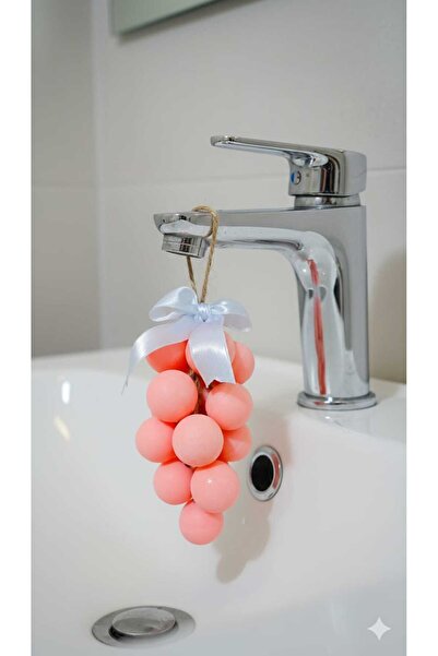 mz mazalinda صابون زهرة العنب الزخرفي المعطر للغرفة والخزانة، هدية يدوية الصنع بلون وردي باستيل