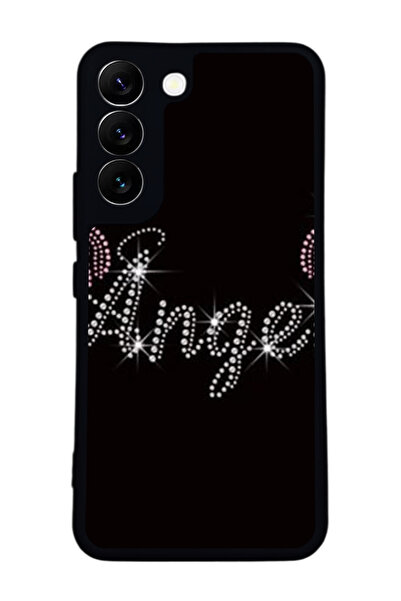 Aksel Kılıf متوافق مع هاتف سامسونج جالاكسي S22 مطبوع ، أسود غير لامع، سيليكون ناعم، واقي، غطاء ممتص للصدمات، حافظة