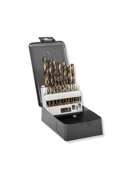 Proline Set 19 burghie HSS pentru metal 135° în cutie 1-10 mm