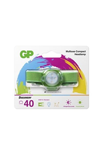 GP Lanternă frontală LED CH31, 40 lm, 2xCR2025, Verde