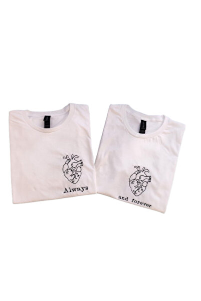 OEM Couple T-shirts S for Her and S for Him