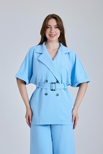 Zeyn KADIN ÜÇLÜ TAKIM GENİŞ PAÇA RAHAT KESİM OVERSIZE ŞIK GİYİM