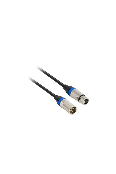 BST Cablu profesional XLR tată la XLR mamă 0,6m