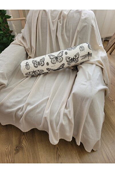 HMM DESİGN Bolster, Plates Yastık, Fermuarlı Kılıf ,14 DNS CNC Kesim Sünger ,...