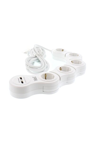 Well Prelungitor reglabil, USB, 5 prize, cablu 3xG1.5mm², 3 m