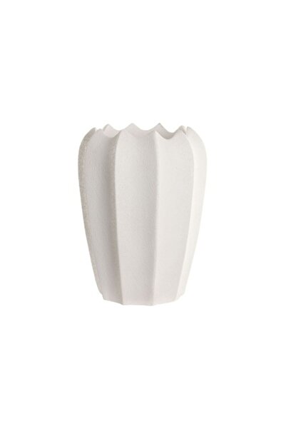 Home Esprit Jardinieră albă cu fibră mediteraneană