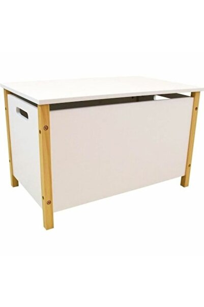 Fun House storage box for children, 37.7x60x36cm, white