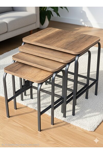 MASALCI MOBİLYA ZİGON SEHPA 4 LÜ