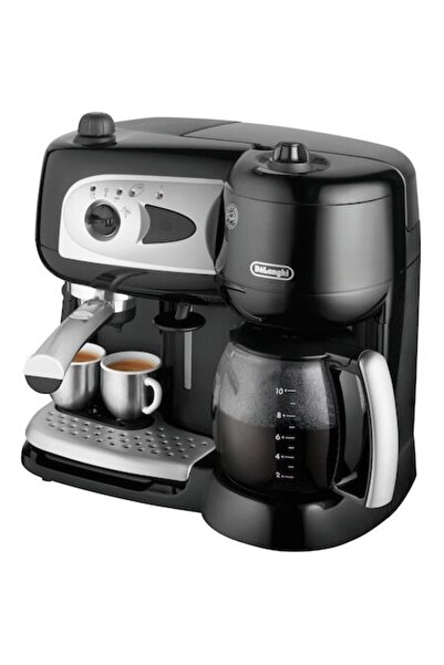 DELONGHİ De'Longhi BCO 261B.1 Manual Espresso Machine & Coffee Maker, 1750 W, 15 bar, 10 cups, Black