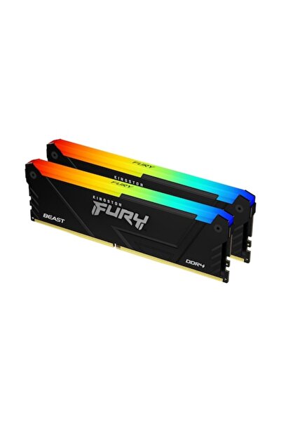 Kingston FURY Beast RGB Black XMP, 32GB (2x16GB) DDR4, 3600MT/s, CL18