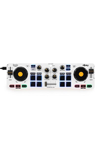 HERCULES DJControl Mix - Controler DJ USB/Bluetooth cu placă de sunet